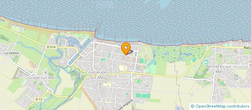 localisation de l'entreprise MONSIEUR JEAN-MARIE DOMENGER  COURSEULLES-SUR-MER