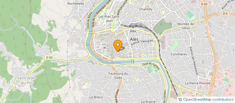 localisation de l'entreprise MONSIEUR JEAN-MARIE DORE  ALES