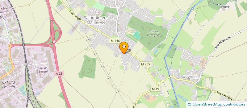 localisation de l'entreprise MONSIEUR JEAN-MARIE DOUTRIAUX  SAINGHIN-EN-MELANTOIS