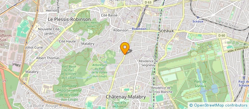 localisation de l'entreprise MONSIEUR JEAN-MARIE DUBOIS  CHATENAY-MALABRY