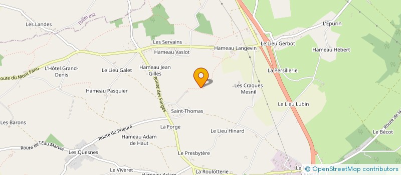 localisation de l'entreprise MONSIEUR JEAN-MARIE DUBOST  BRIX