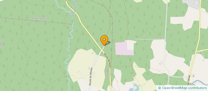 localisation de l'entreprise MONSIEUR JEAN MARIE DUBRASQUET  CARCEN-PONSON