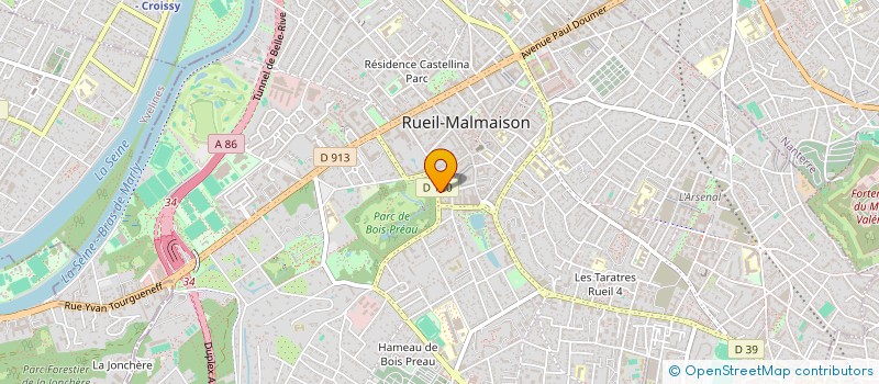 localisation de l'entreprise MONSIEUR JEAN-MARIE DUBREUIL à RUEIL-MALMAISON