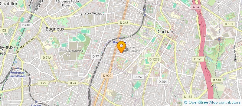 localisation de l'entreprise MONSIEUR JEAN-MARIE DUJARDIN  CACHAN