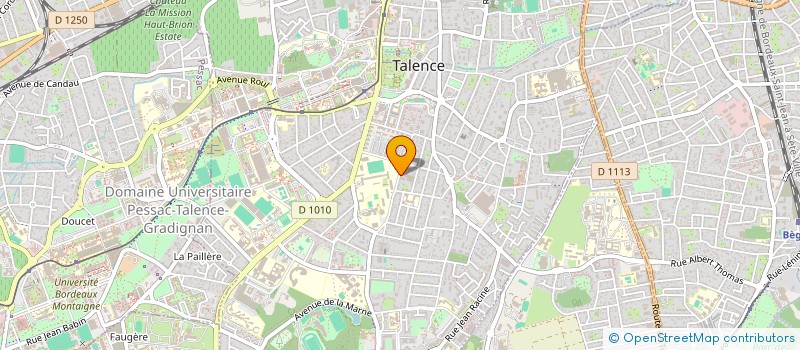 localisation de l'entreprise MONSIEUR JEAN-MARIE DUMONT  TALENCE