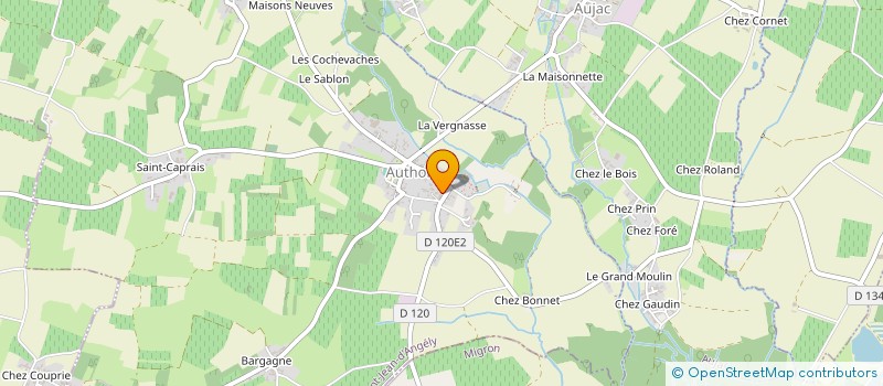 localisation de l'entreprise MONSIEUR JEAN-MARIE DUPUIS  AUTHON-EBEON