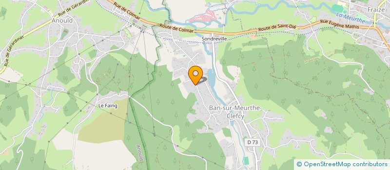 localisation de l'entreprise MONSIEUR JEAN-MARIE DURAND  BAN-SUR-MEURTHE-CLEFCY