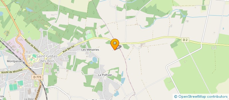 localisation de l'entreprise MONSIEUR JEAN MARIE DUVAL  SAINT-GILDAS-DES-BOIS