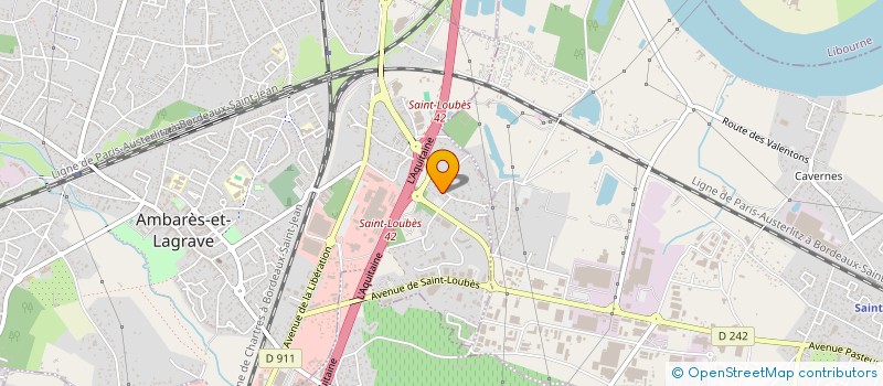 localisation de l'entreprise MONSIEUR JEAN-MARIE DUVERGE  AMBARES-ET-LAGRAVE