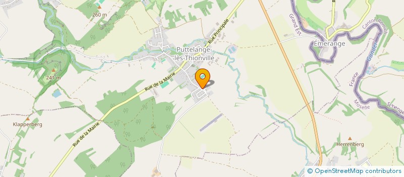 localisation de l'entreprise MONSIEUR JEAN-MARIE EINSWEILER  PUTTELANGE-LES-THIONVILLE