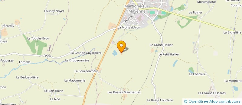 localisation de l'entreprise MONSIEUR JEAN-MARIE FABIEN  SAINT-PIERRE-QUIBERON