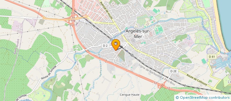 localisation de l'entreprise MONSIEUR JEAN-MARIE FABRE à ARGELES-SUR-MER