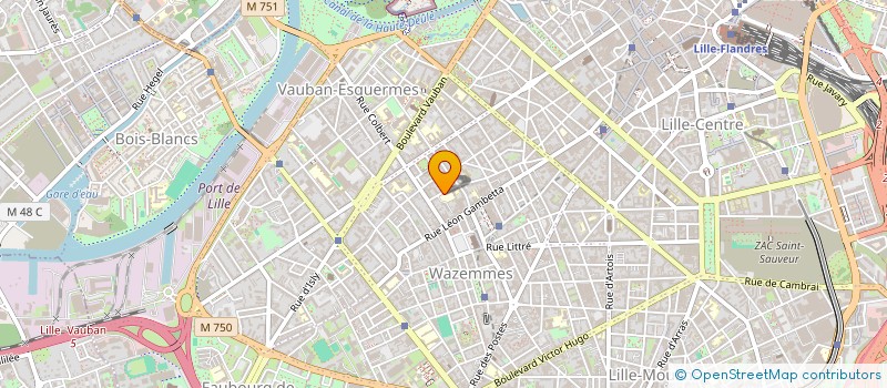 localisation de l'entreprise MONSIEUR JEAN-MARIE FACQ à LILLE