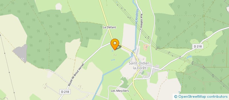 localisation de l'entreprise MONSIEUR JEAN-MARIE FAIVRE  SAINT-DIDIER-LA-FORET