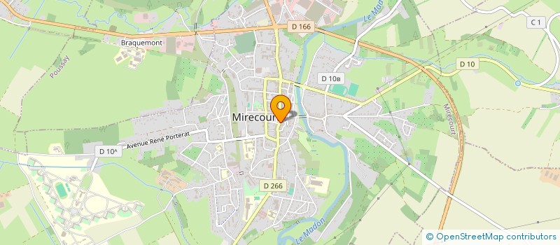 localisation de l'entreprise MONSIEUR JEAN-MARIE FARON à MIRECOURT