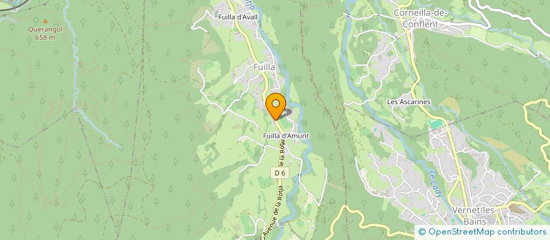 localisation de l'entreprise MONSIEUR JEAN-MARIE FAUCET  FUILLA