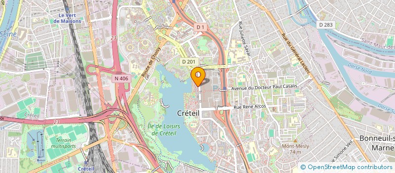 localisation de l'entreprise MONSIEUR JEAN-MARIE FAUCHEUX  CRETEIL