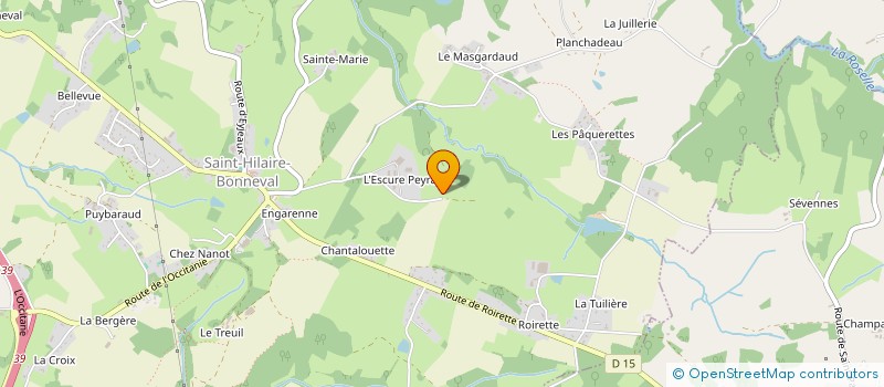 localisation de l'entreprise MONSIEUR JEAN-MARIE FAURE à SAINT-HILAIRE-BONNEVAL