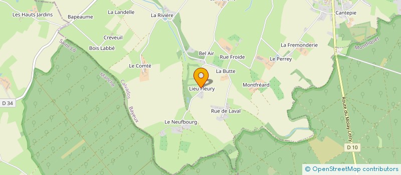 localisation de l'entreprise MONSIEUR JEAN-MARIE FERRAND  LE MOLAY LITTRY