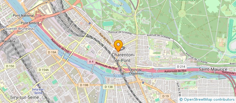 localisation de l'entreprise MONSIEUR JEAN-MARIE FERRIERES  CHARENTON-LE-PONT