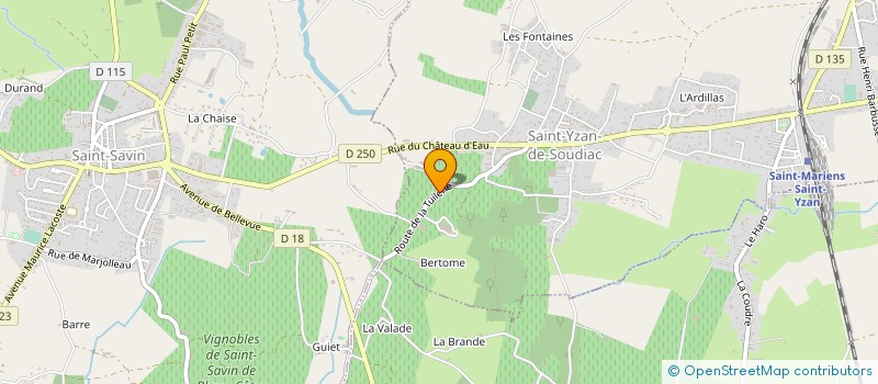 localisation de l'entreprise MONSIEUR JEAN MARIE FEYTIT  SAINT-YZAN-DE-SOUDIAC