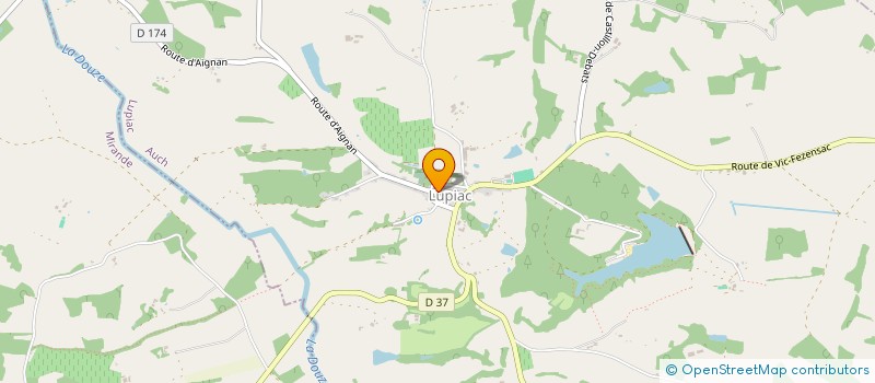 localisation de l'entreprise MONSIEUR JEAN-MARIE FITAN  AIGNAN