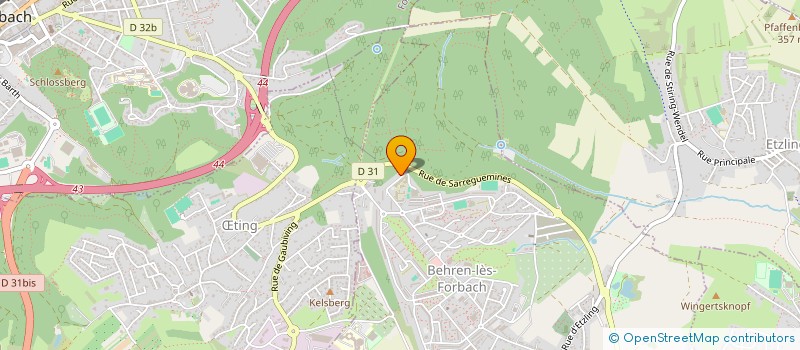 localisation de l'entreprise MONSIEUR JEAN-MARIE FOURQUET  BEHREN-LES-FORBACH