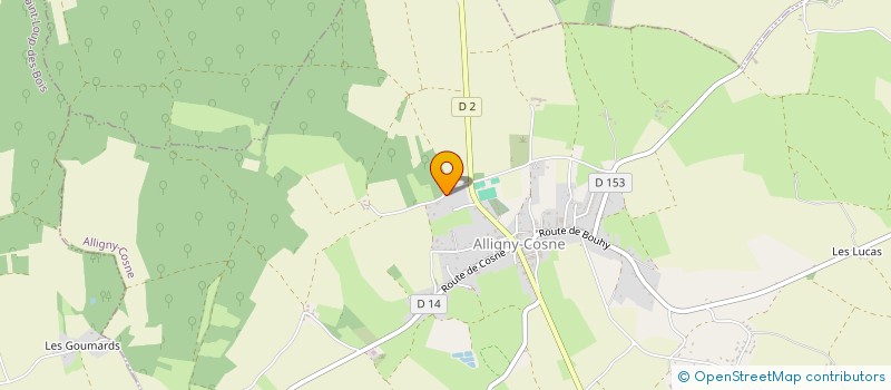 localisation de l'entreprise MONSIEUR JEAN-MARIE FRANCOIS à ALLIGNY-COSNE