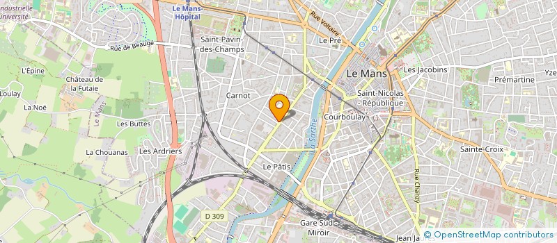 localisation de l'entreprise MONSIEUR JEAN-MARIE GALLIENNE  LE MANS