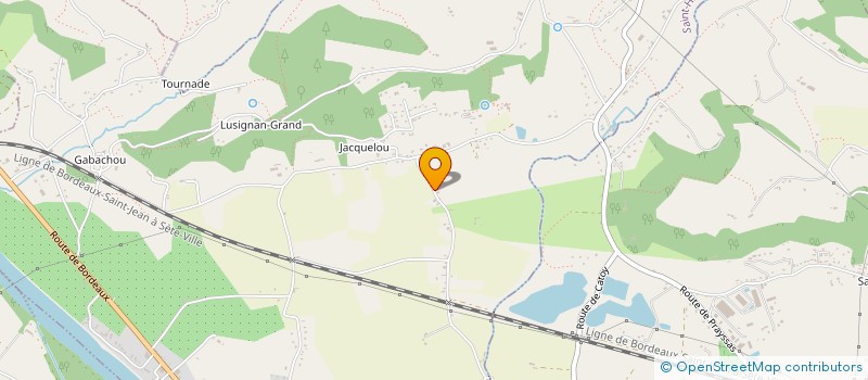 localisation de l'entreprise MONSIEUR JEAN MARIE GALLO  SAINT-HILAIRE-DE-LUSIGNAN