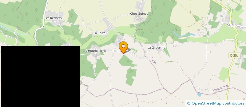 localisation de l'entreprise MONSIEUR JEAN-MARIE GARGOUIL  CHARROUX