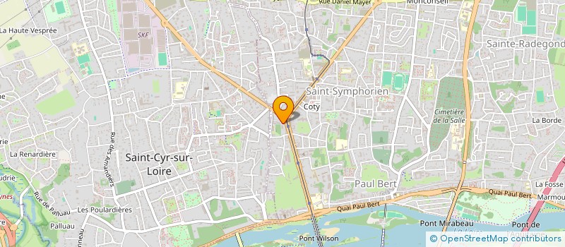 localisation de l'entreprise MONSIEUR JEAN-MARIE GATAULT  TOURS