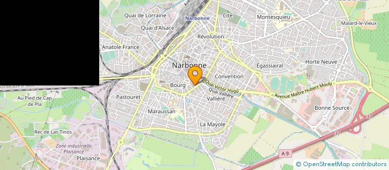 localisation de l'entreprise MONSIEUR JEAN-MARIE GAU à NARBONNE