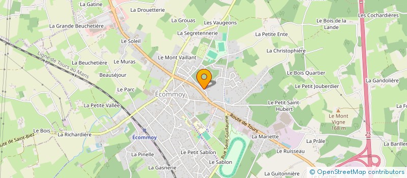 localisation de l'entreprise MONSIEUR JEAN-MARIE GAULUPEAU à ECOMMOY