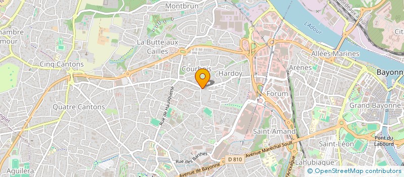 localisation de l'entreprise MONSIEUR JEAN-MARIE GAUTIER à ANGLET