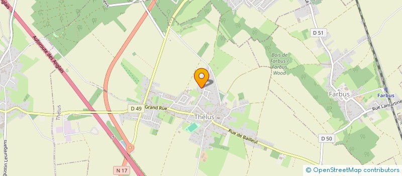 localisation de l'entreprise MONSIEUR JEAN-MARIE GAVOIS  THELUS