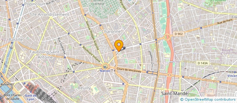 localisation de l'entreprise MONSIEUR JEAN-MARIE GEFFROY  PARIS