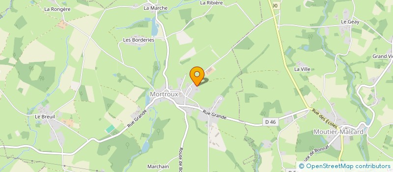 localisation de l'entreprise MONSIEUR JEAN MARIE GEORGET à MORTROUX