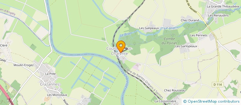 localisation de l'entreprise MONSIEUR JEAN-MARIE GEORGET  SAINT-SAVINIEN