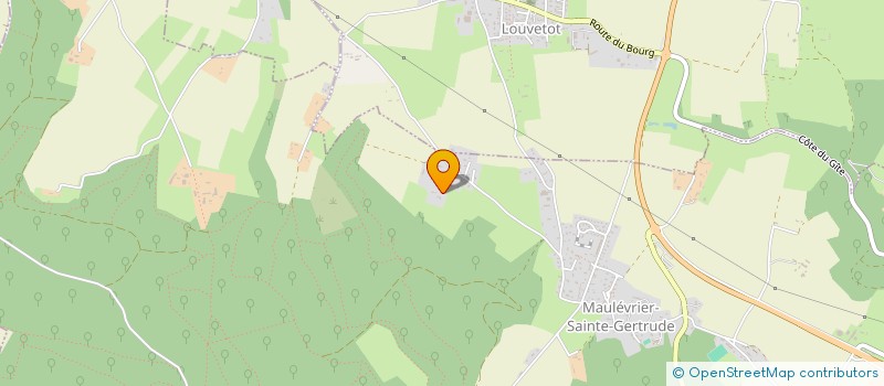 localisation de l'entreprise MONSIEUR JEAN-MARIE GIBON  MAULEVRIER-SAINTE-GERTRUDE