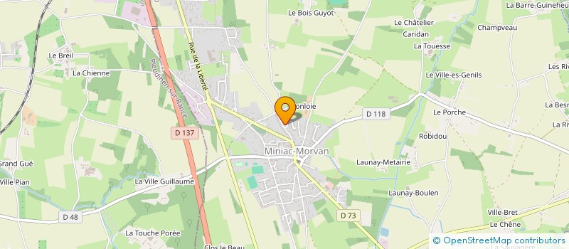 localisation de l'entreprise MONSIEUR JEAN-MARIE GILBERT  LE TRONCHET