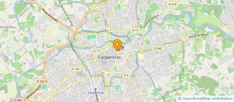 localisation de l'entreprise MONSIEUR JEAN-MARIE GIRARD  CARPENTRAS