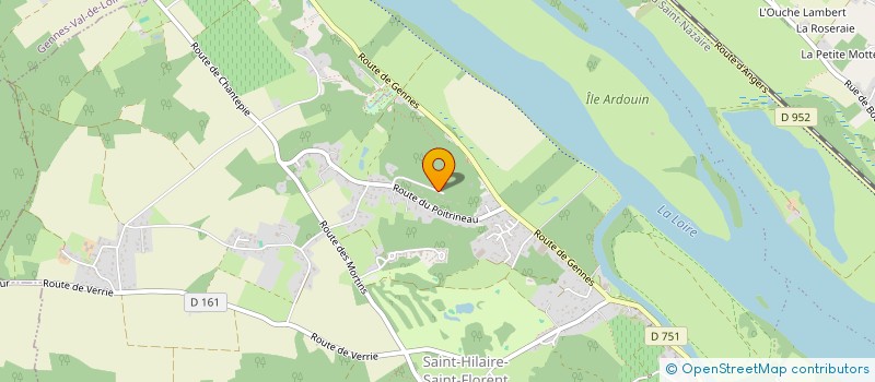 localisation de l'entreprise MONSIEUR JEAN-MARIE GIRAUD  SAUMUR