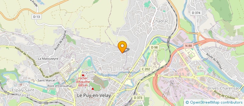 localisation de l'entreprise MONSIEUR JEAN-MARIE GIRAUD  AIGUILHE