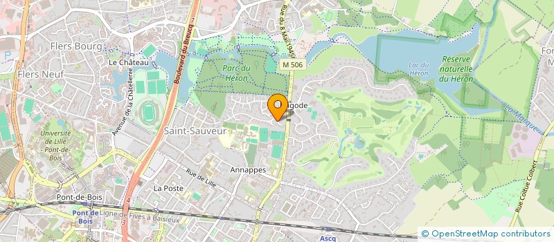 localisation de l'entreprise MONSIEUR JEAN-MARIE GLACET à VILLENEUVE-D'ASCQ