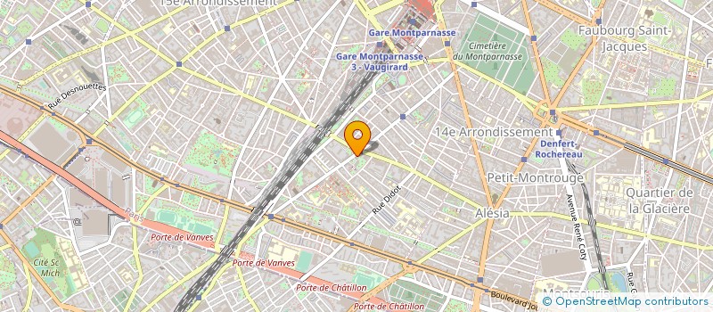 localisation de l'entreprise MONSIEUR JEAN-MARIE GLANDIERES  PARIS