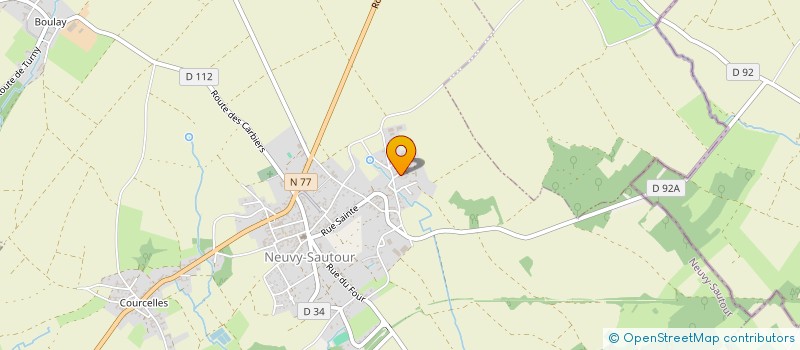 localisation de l'entreprise MONSIEUR JEAN-MARIE GODIN  NEUVY-SAUTOUR