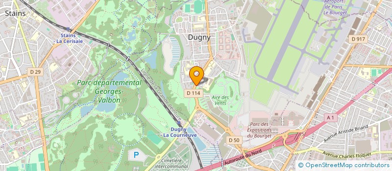 localisation de l'entreprise MONSIEUR JEAN-MARIE GOMIS  DUGNY