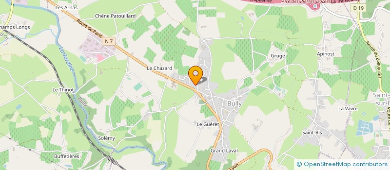 localisation de l'entreprise MONSIEUR JEAN-MARIE GONDOLF  BULLY