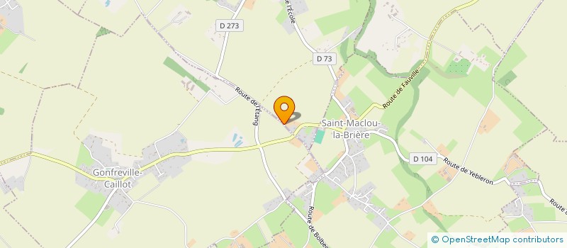 localisation de l'entreprise MONSIEUR JEAN MARIE GOUBAUD  ANGERVILLE-BAILLEUL